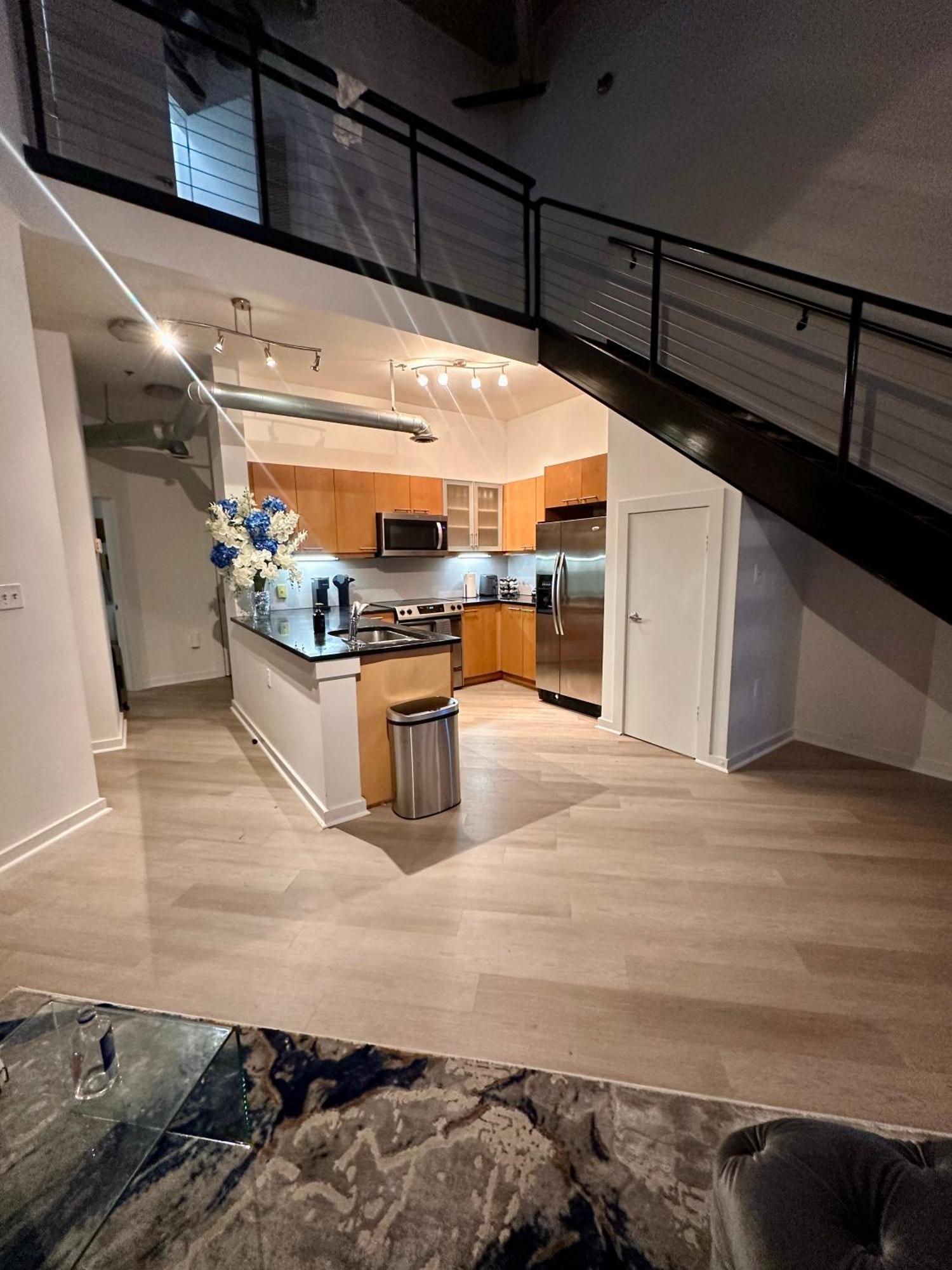 Апартаменты Grand 3Br Loft In Atlantic Station Атланта Экстерьер фото